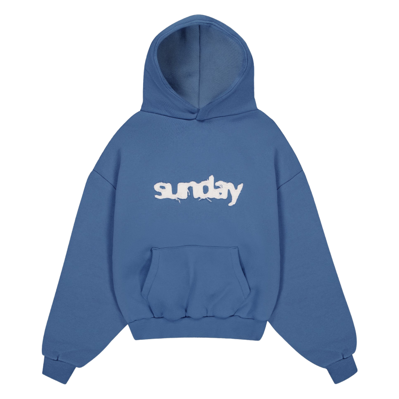 sunday hoodie blue