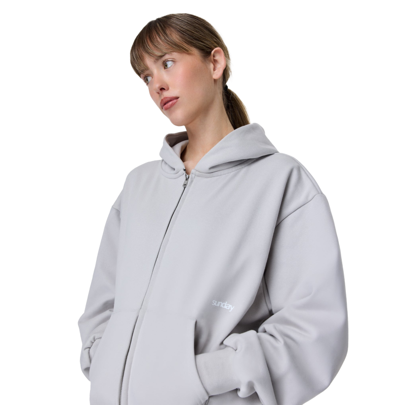 heavyweight sunday zip up hoodie