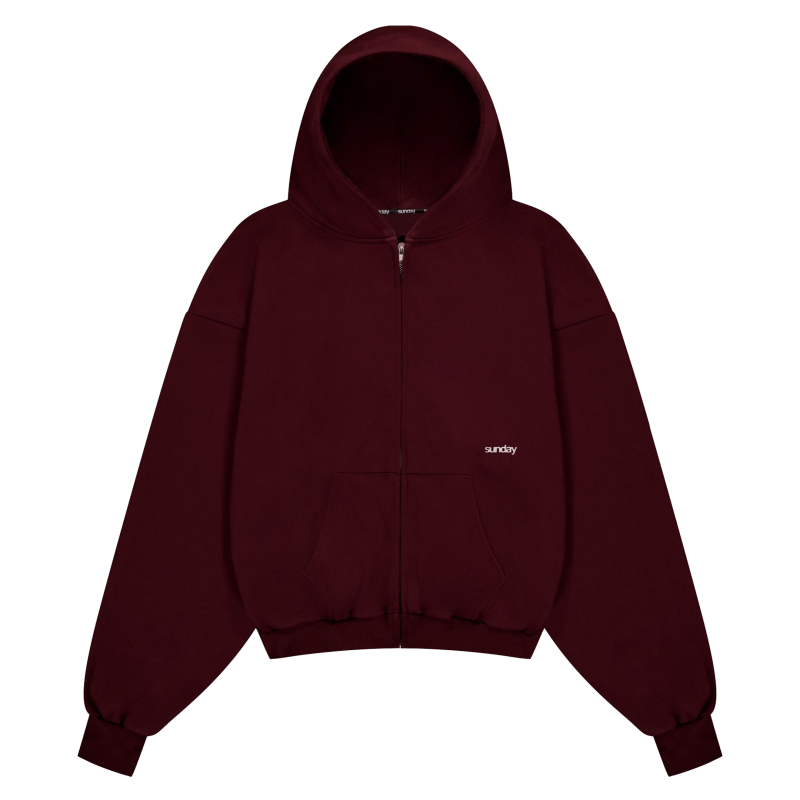 sunday zip up hoodie
