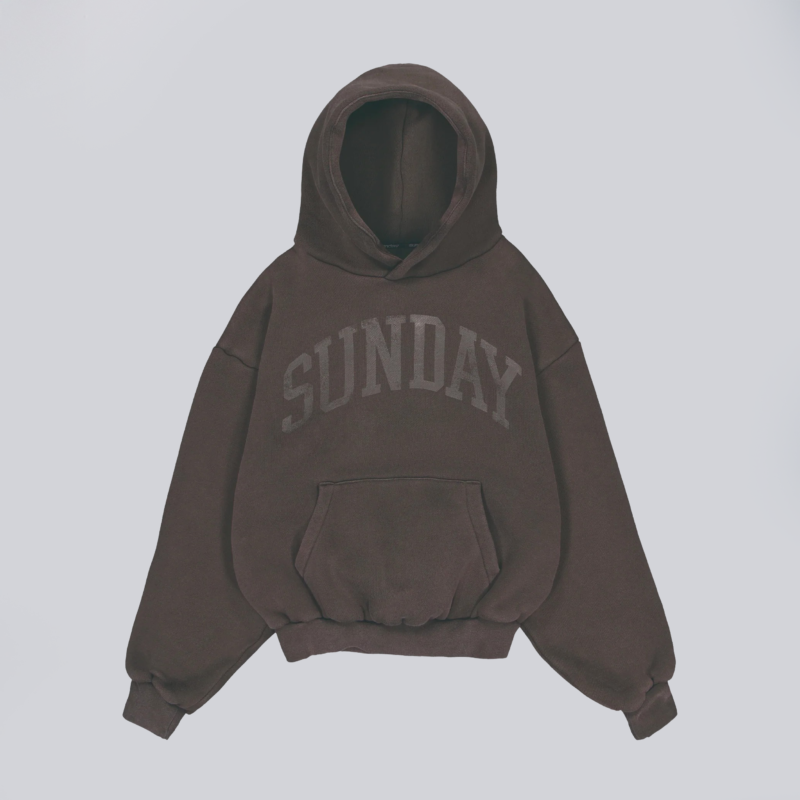 sunday aus heavyweight hoodie Charcoal
